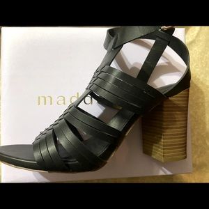 BLACK MADDEN GIRL 3 3/4” HEELS